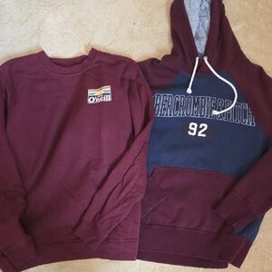 Abercrombie/O'neill Sweatshirts Lot Of 2 Size M